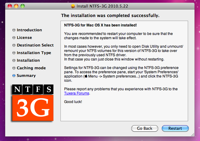 ntfs 3g could not mount